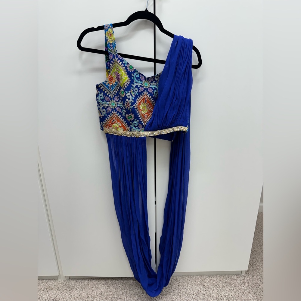 Indian Pakistani party wedding wear palazzo and blouse